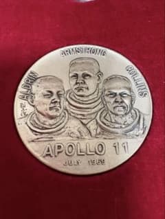 ピュアシルバー アポロ11号メダル 純銀 1969年製 - メルカリ