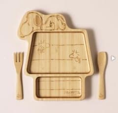 みーちゃんさま☻PEANUTS cafe  BAMBOO KIDS PLATEのサムネイル