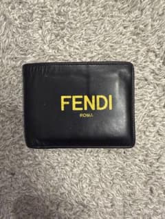 FENDI ROMA 二つ折り財布 ブラック