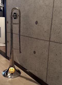 B&H テナートロンボーン　シルバー　C.C.シャイニーケース　青　セット B&H テナートロンボーン シルバー C.C.シャイニーケース 青 セット