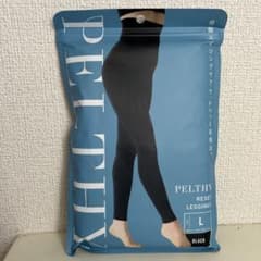 PELTHY RESET LEGGINGS Lサイズ ブラック⟡.·のサムネイル