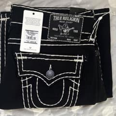 True religion ブラック 白ステッチ 確実正規品 Swag True religion ブラック 白ステッチ 確実正規品 34 - メルカリ