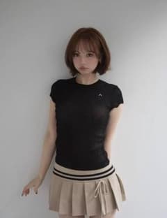 andmary Ange silky set up blackのサムネイル