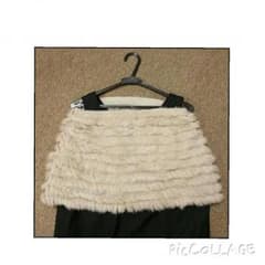 【YUKAさま☆専用】ピンクベージュ ファー ケープのサムネイル