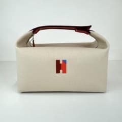 新品 HERMES エルメス ブリッドアブラック Hパヴィヨン GM ポーチ