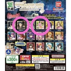 豆ガシャ色紙 物語シリーズ×STEINS;GATE 岡部 フェイリスのサムネイル