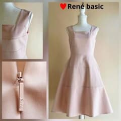 ルネ ♥René basic タグ付け ワンピース 36 ピンク - メルカリ