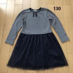 長袖　ワンピース　130  3カン4オンのサムネイル