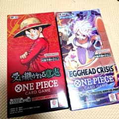 テープ付き 新品未開封品　受け継がれる意志3box EGGHEAD1BOX ONE PIECE 受け継がれる意志エッグヘッドクライシス各1BOX テープ付き