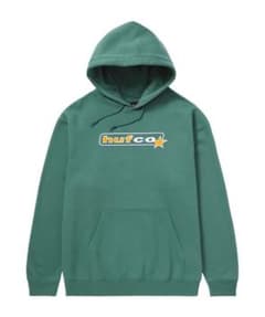 HUFグリーン フード付きパーカーのサムネイル