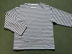 ｙｏｕ☆フォロー割コメント歓迎！様専用オーシバル生成り×ネイビーボーダーTシャツのサムネイル