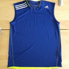 adidas climachill ノースリーブ Lサイズ ネイビーのサムネイル