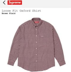 Supreme L/S Oxford Shirt Brown Plaid Mのサムネイル