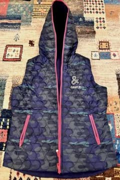 アンパスィ and per se 中綿ベスト リバーシブル ブルゾンのサムネイル