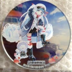 SNOW MIKU 2022 코스터형 펍 미러 하츠네 미쿠