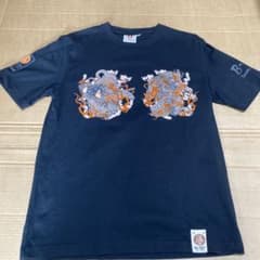 爆烈爛漫娘 歌舞伎 龍 Tシャツ ネイビー 40のサムネイル