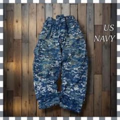 j*2様 US NAVY 米軍実物 デジカモ ダブルニー ミリタリーカーゴパンツ