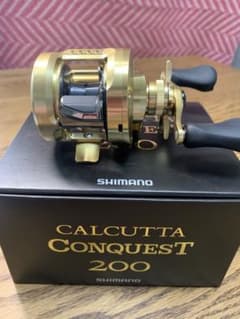 【超美品/一回使用】シマノ 21カルカッタコンクエスト 200 右巻きのサムネイル