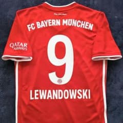 激レア】バイエルン レバンドフスキ 20/21 ユニフォーム Mサイズ