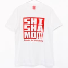 SHISHAMO Thanks for everything ロゴTシャツ白×赤のサムネイル