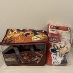 ミッキー&フレンズParty Ready Tonight 大きな毛布 バスケット