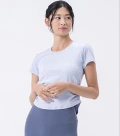 新品未開封SUKALA サイドギャザーカップ付きTee リントスル lava S