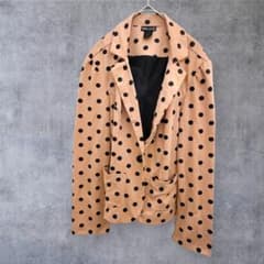 wet seal ドット柄 ピンク テーラードジャケット M 01-14 - メルカリ