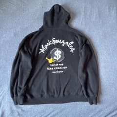 Mark Gonzales ジップアップパーカー ブラックのサムネイル