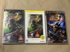 PSP モンスターハンターポータブル2ndG 3rd 計3本セットのサムネイル