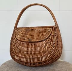 ⚠️【専用9/17までお取置き】フランスアンティーク パニエ かごバッグ ⚠️【専用9/17までお取置き】フランスアンティーク パニエ かご