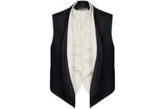 Maison Margiela （メゾンマルジェラ）　ジレベスト g*0様 Maison Margiela ベスト ジレ ストライプレイヤード - メルカリ