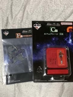 一番くじ 機動戦士ガンダム C賞　エフェクトーン　F賞アクリルコレクションセットのサムネイル