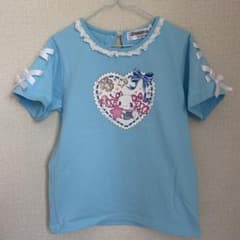 Cinnamoroll 半袖Tシャツ 水色 シナモン　エコネコ - 3