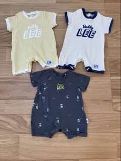 Buddy Lee ロンパース　カバーオール　夏服　ベビー 半袖 3枚50 60のサムネイル