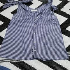 【こりんさん専用】ディスコート ストライプトップスのサムネイル