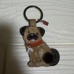 希少✨COACH 犬 dog キーリング キーホルダー バッグチャーム - メルカリ
