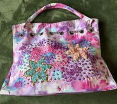 ベトナム製　バッグ　手刺繍　スパンコールのサムネイル