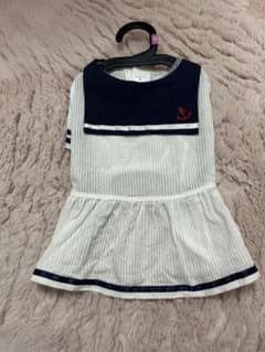 犬服 セーラー風フレアドレスのサムネイル