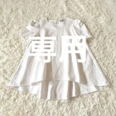 アベニールエトワール タックパフスリーブフレアカットソー 38 日本製