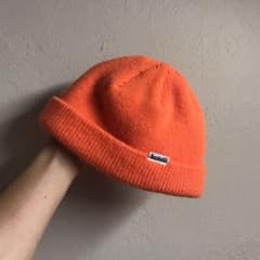 sayhello ニットキャップ ニット帽 オレンジのサムネイル