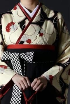 入学式 卒業式 成人式 着物袴帯セット おしゃれ L～LLサイズ 収納袋 
