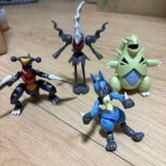 ポケプラ4体セット ガブリアス ルカリオ ダークライ バンギラス➕ラプラス2種のサムネイル