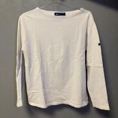 【SAINT JAMES】ホワイト長袖Tシャツ　エクリュのサムネイル
