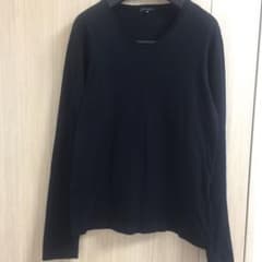 【超美品】セオリー カットソー トップス ロンT 黒 38のサムネイル