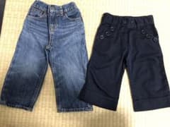 Ralph Laurenデニムパンツ18M、BENETTONパンツ 95のサムネイル
