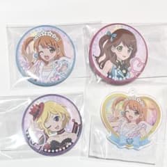 プリティーリズム 天宮りずむ 高峰みおん 缶バッジ アクリル