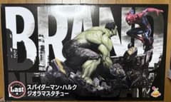 MARVEL Spider-Man Hulk Diorama Statue - Last Prize