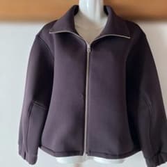 VERY×UNFILOコラボ】ダークブラウンジッパー付きジャケット M - メルカリ