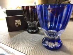 ◆期間限定お値下げ◆鳥居ユキ 高台酒盃2個1セットのサムネイル