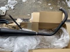 YB125SP メガホンマフラー ブラック YB125SP メガホンマフラー ブラック - メルカリ